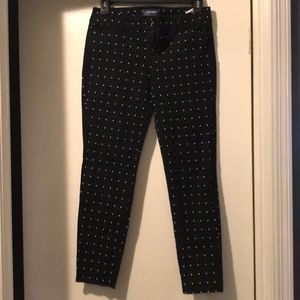 Old navy diamond dotted pixie pant